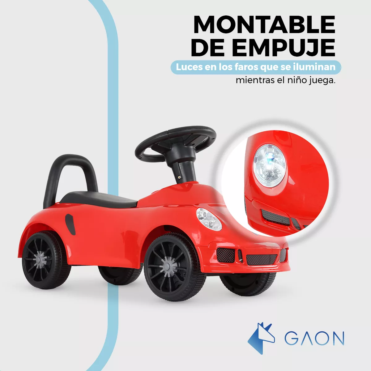 Carrito Montable Infantil Para Niños Con Luces Y Musica