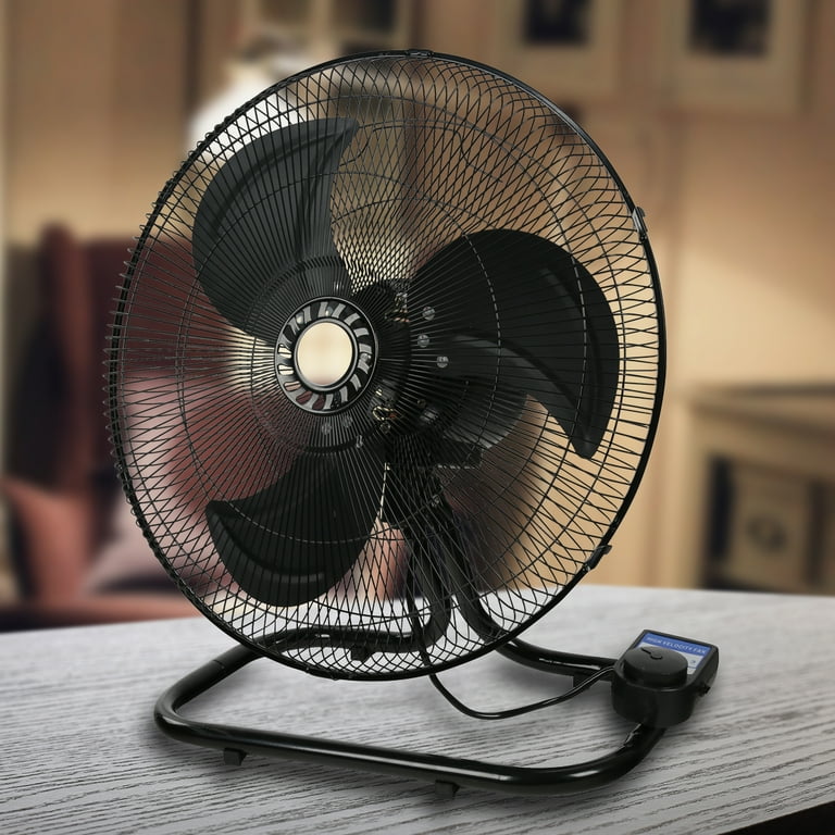 Ventilador 18 Pulgadas Negro Pedestal Piso Pared 3 En 1 L&aacute;mparaYa Artfan V8832-1/3 en 1 Negro/Ventilador de Pie-admirador