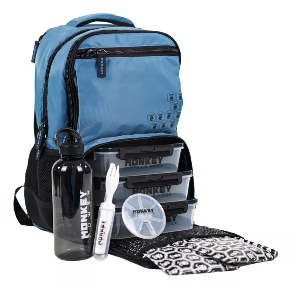 Mochila Fitness paquete Monkey Power Desmontable Recipientes