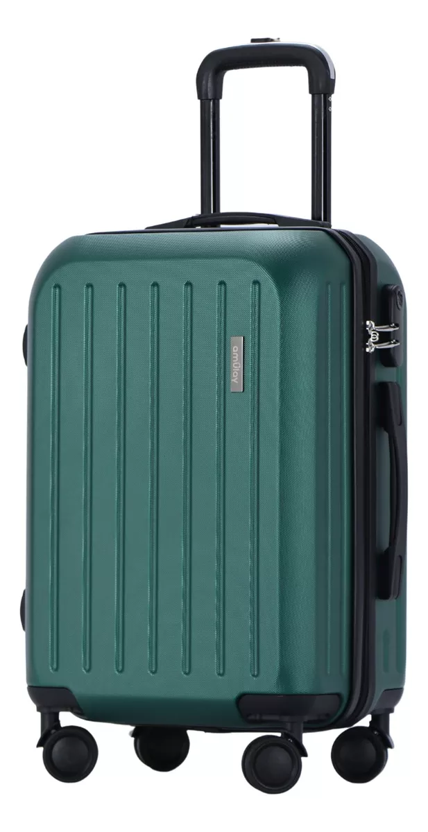 Maleta Mano Viaje Cabina Carry On Candado Ruedas 360° Amulay