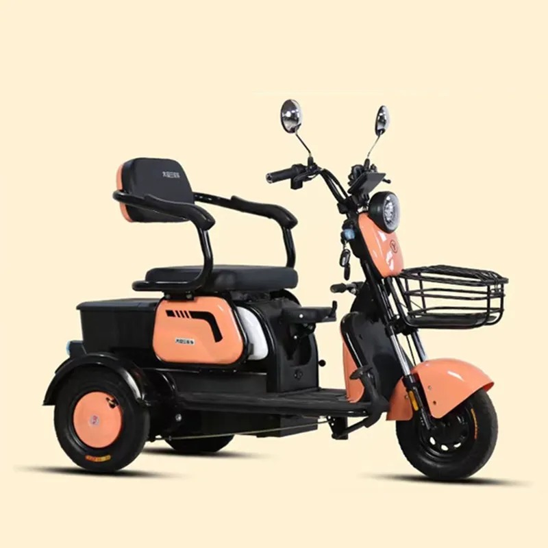 Triciclo Eléctrico Recreativo 60V 650W Triciclo Eléctrico para Pasajeros para Adultos