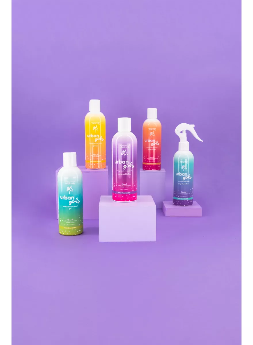 Crema Para Peinar Cabello Rizado De Niña Urban Curls 240 Ml