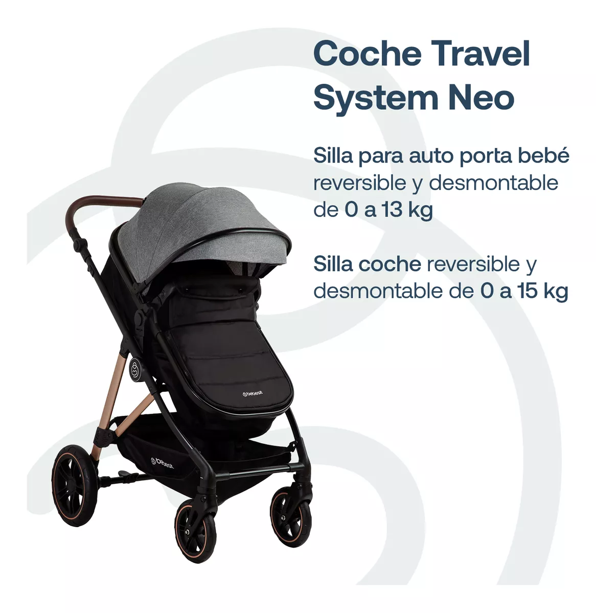 Travel System Bebesit Neo Carriola Infantil Silla De Coche
