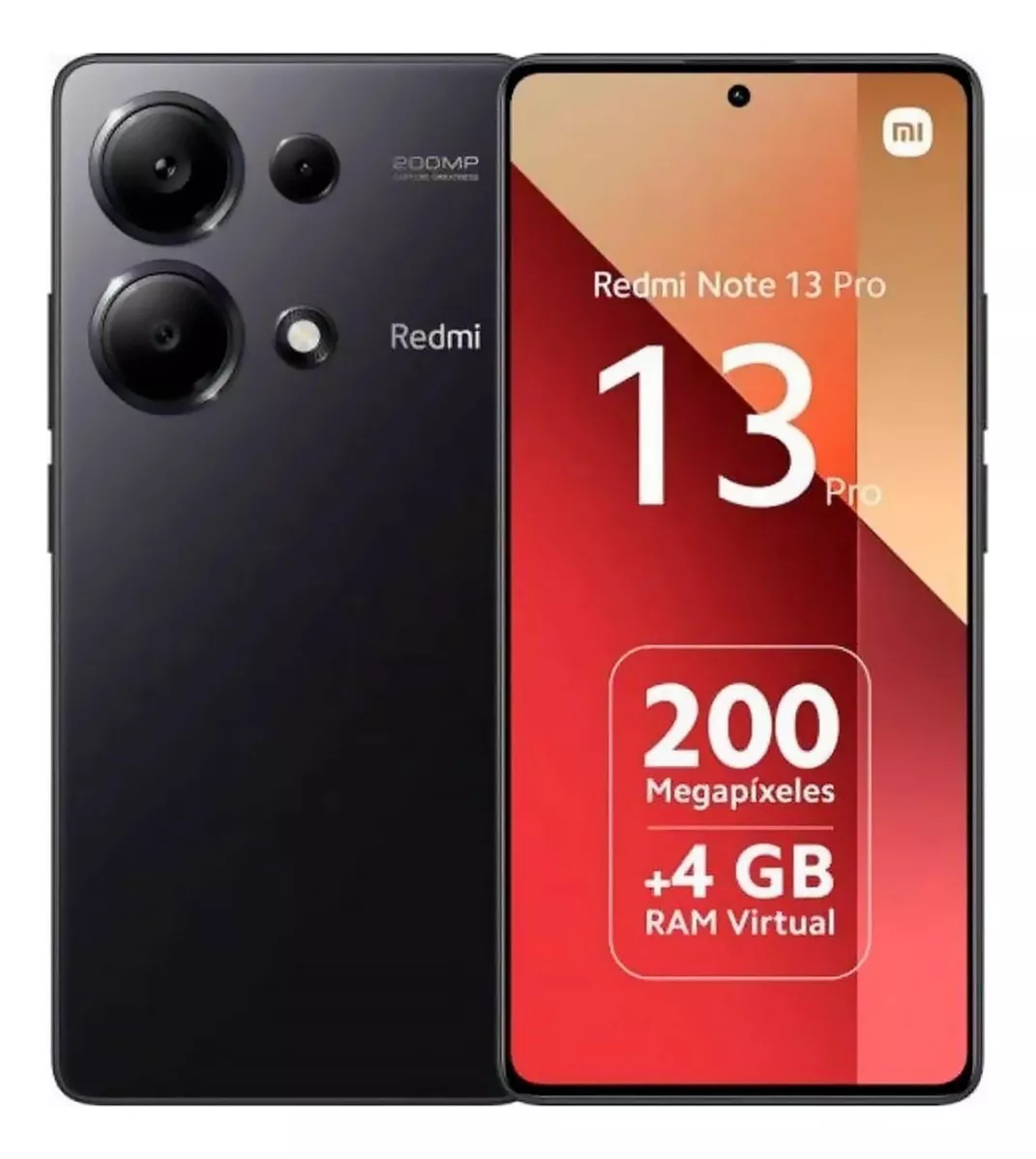 Xiaomi Redmi nota 13 Pro 4G Dual SIM 256 GB negro 8 GB RAM