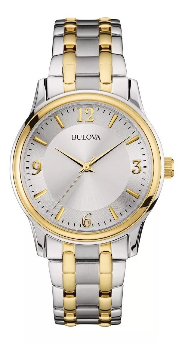 Reloj Bulova 98A150 Hombre Plateado y Dorado