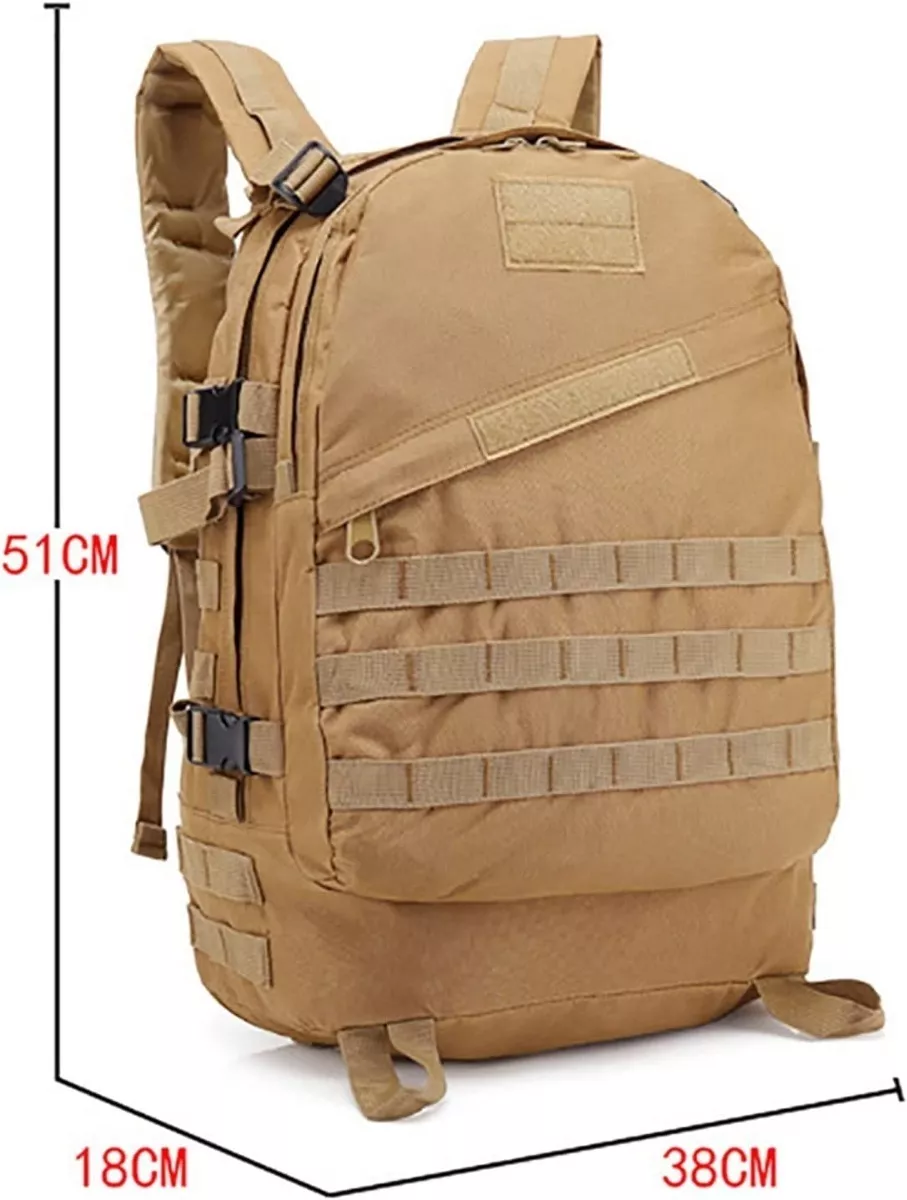 Mochila Táctica Grande 40l De Uso Rudo Impermeable Militar