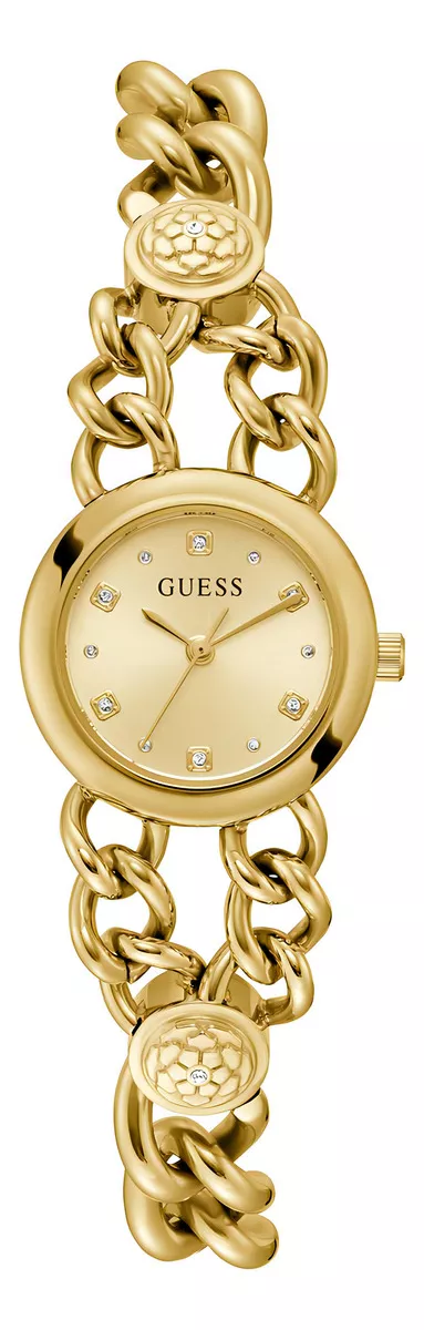 Reloj Guess Gw0758l2 Mujer Dorado Acero Inoxidable Cuarzo