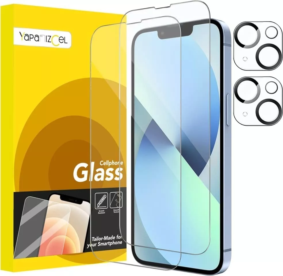 paquete 2 Unidades Mica Cristal Templado + 2 Micas Para Cámara