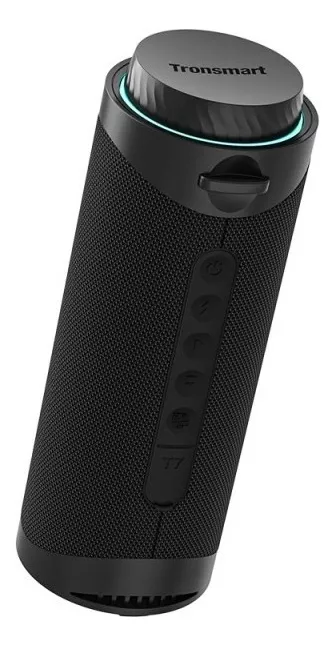 Bocina Bluetooth Tronsmart T7 30w De Potencia Luces Led color Black