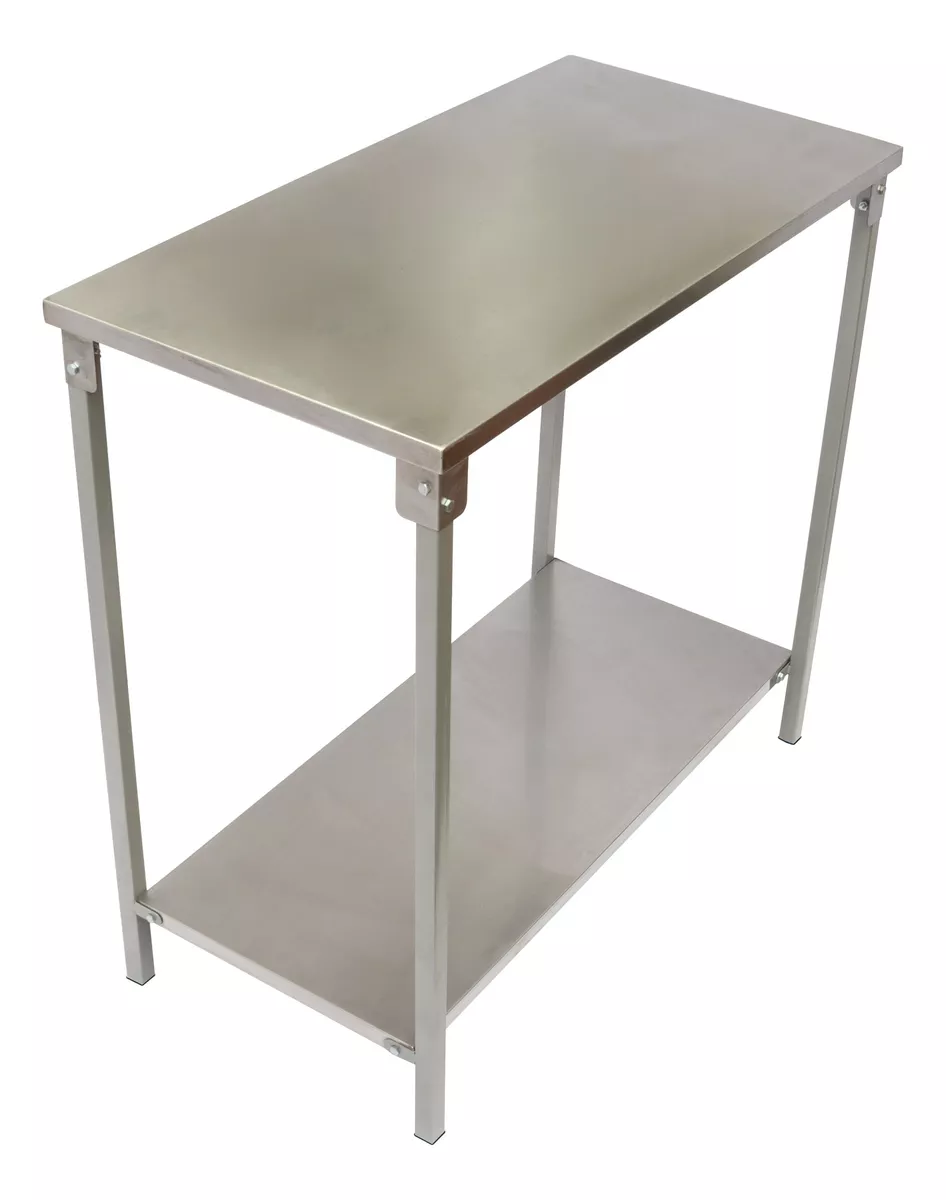 Mesa De Trabajo De Acero Inoxidable 95x48x90 Cm Env&iacute;o Gratis