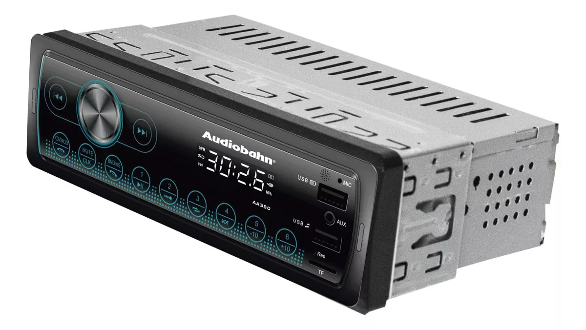 Combo Autoestéreo 1 Din, Bocinas 6.5 Audiobahn Aa350combo
