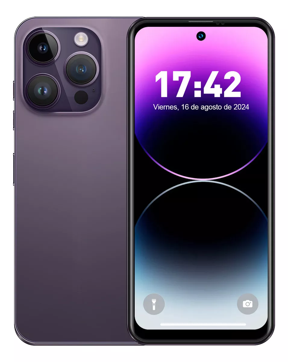 smartphone Zhenghang i15 Plus Max Dual SIM violeta 256 GB 10 GB RAM Android 4G/LTE