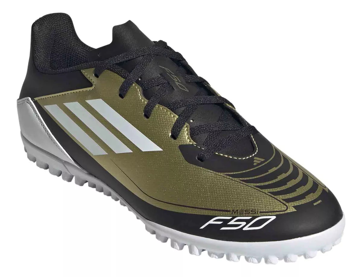 Tenis De F&uacute;tbol adidas Hombre F50 Club Tf Messi C&oacute;modo Negro