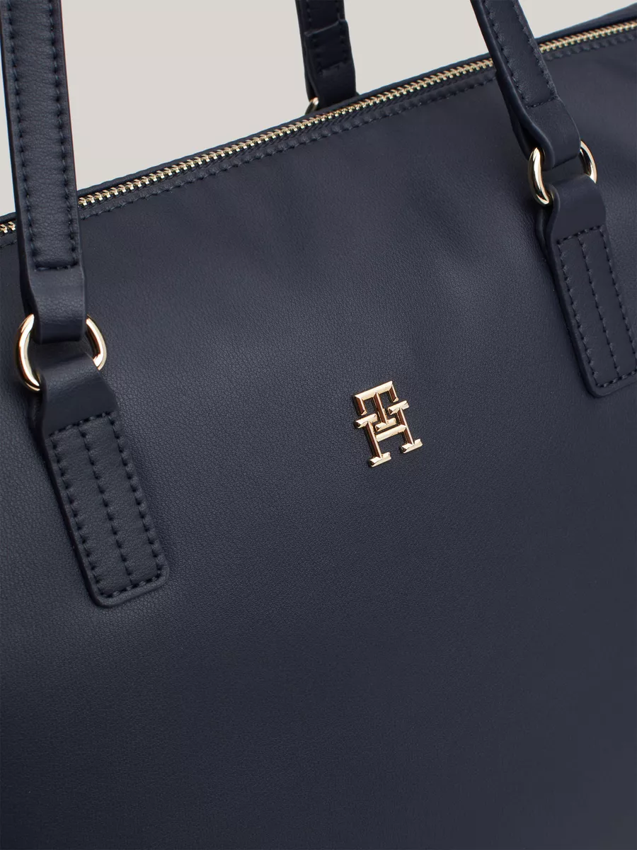Bolso Tote Insignia Del Monograma De Mujer Tommy Hilfiger