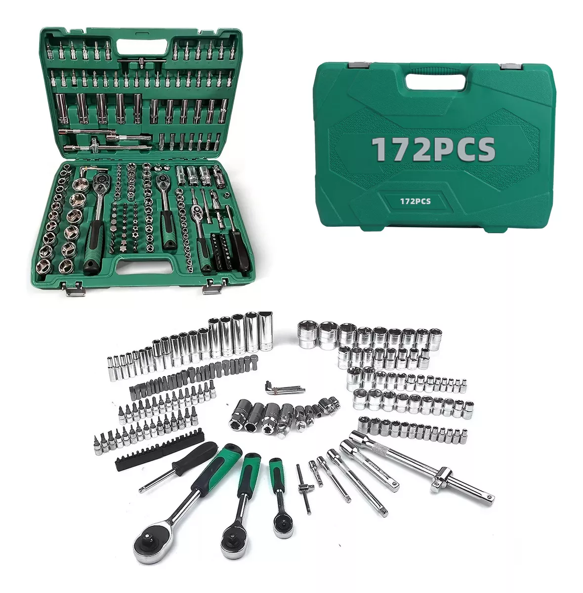 Juego De Herramientas Mecánicas Autocle Dados De Auto 172pcs