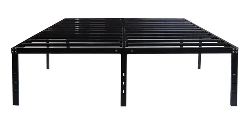 Base Para Cama King tama&ntilde;o De Acero color Negro Armable