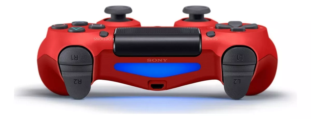 Control joystick inalámbrico Sony PlayStation Dualshock 4 ps4 magma red