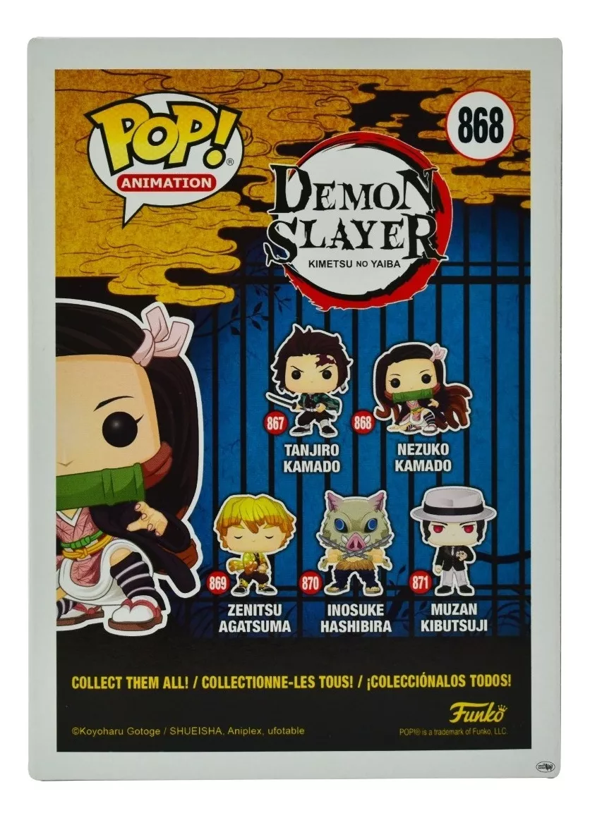 Juguete 868 Demon Slayer Nezuko Kamado 3+ Funko Pop