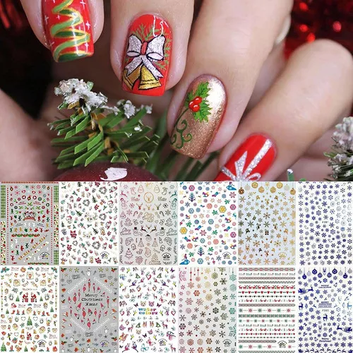 1500+ Stikers U&ntilde;as Pegatinas Decoraci&oacute;n Para U&ntilde;as Navidad