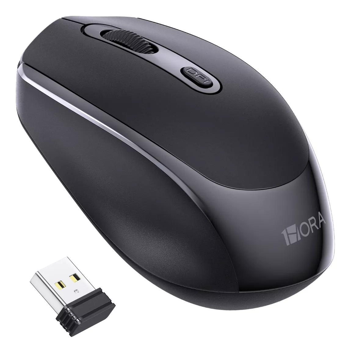 Rat&oacute;n Inal&aacute;mbrico inal&aacute;mbrico Mouse Silencioso Port&aacute;til 2.4g 3 Dpi Rat&oacute;n De Computadora Con Receptor Usb Para Laptop, Pc, Notebook Pilas Aa Incluidas