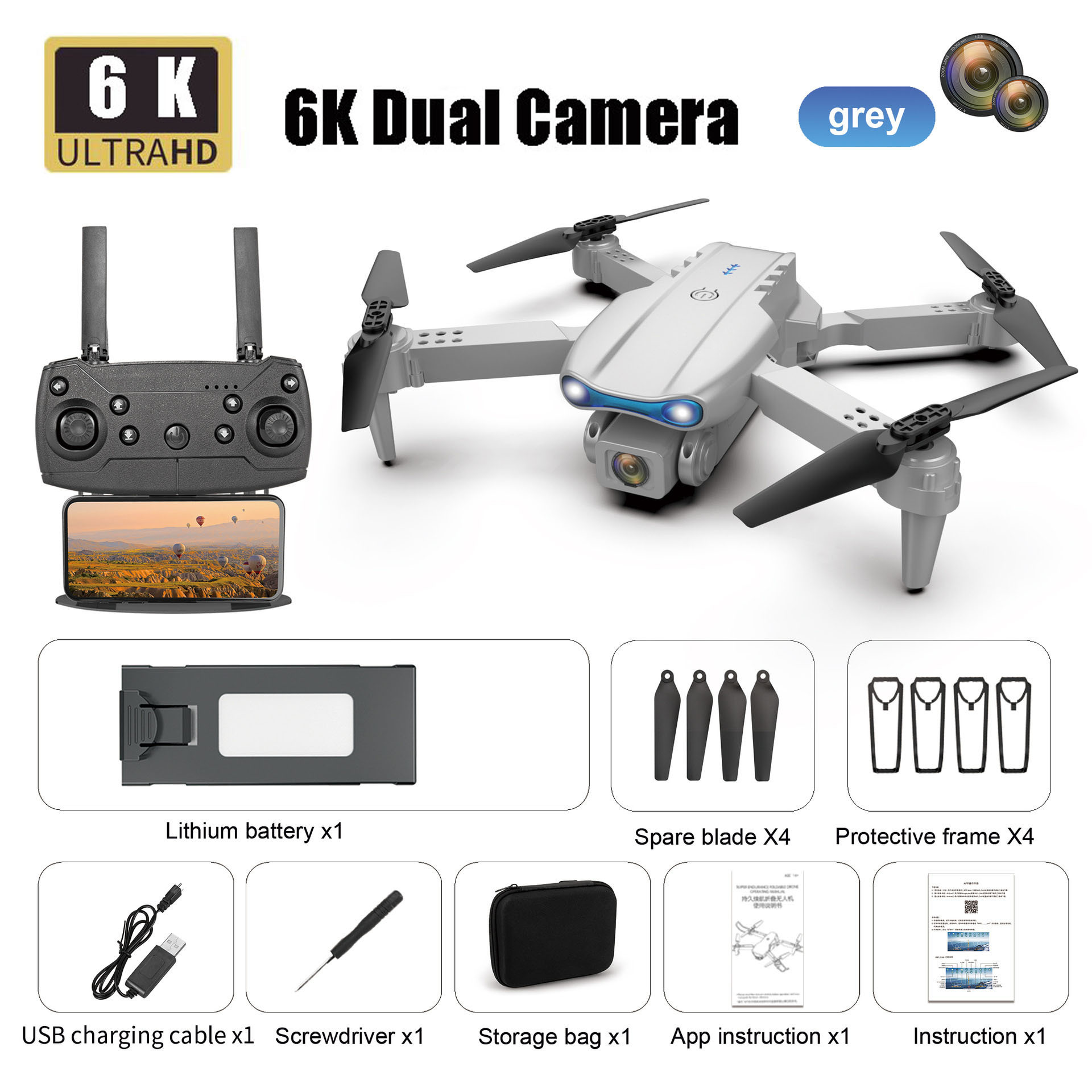 2023 último dron con cámara 6K UHD