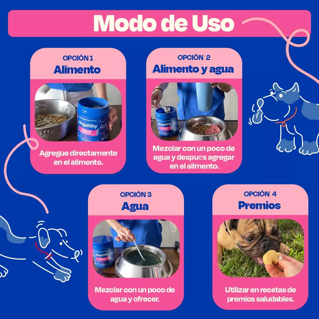 Dogelthy Gastro Aid Probioticos Para Perros y Gatos en Polvo 270 mL