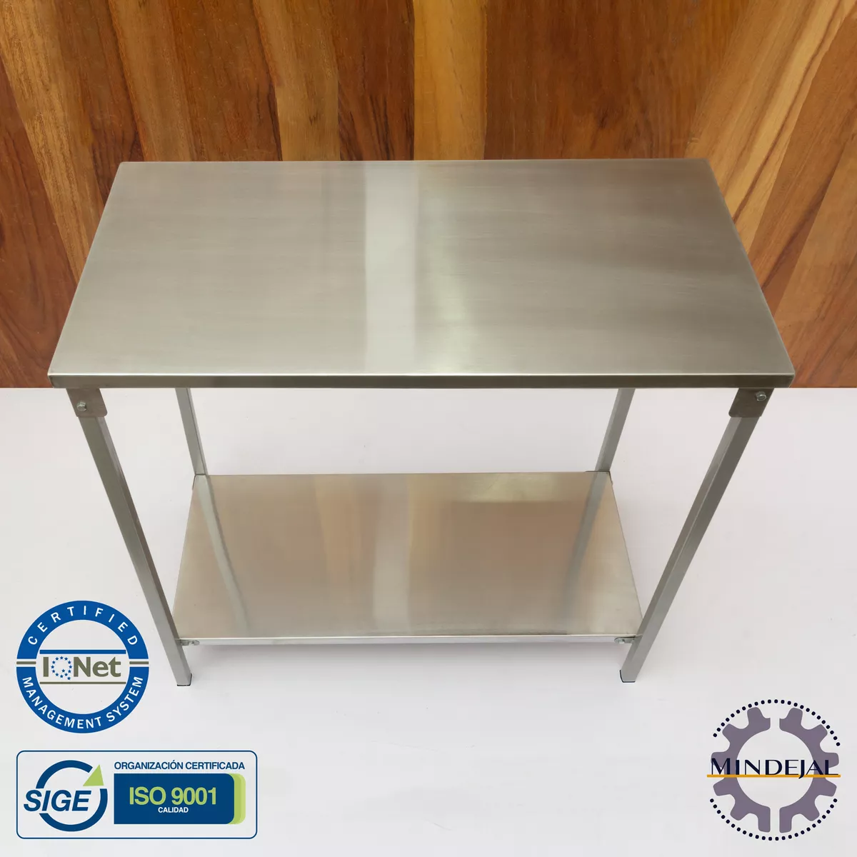Mesa De Trabajo De Acero Inoxidable 95x48x90 Cm Envío Gratis