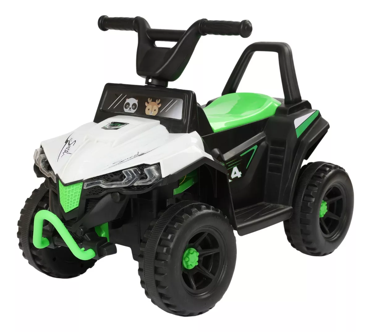 Carrito El&eacute;ctrico Montable Ni&ntilde;o Coche Todo Terreno Juguete Mini Mundo GHT175 color Verde