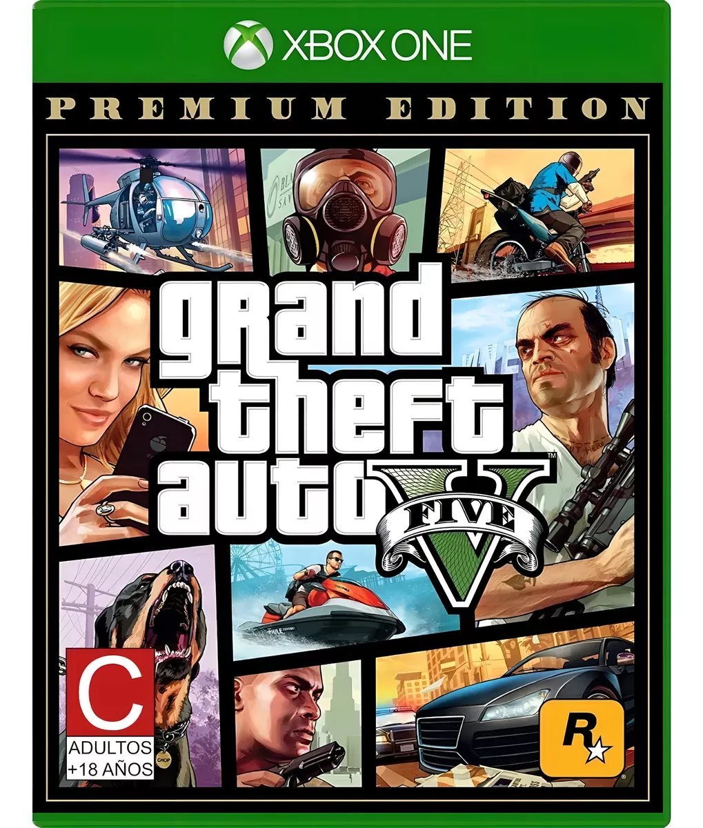 Grand Theft Auto V GTA Premium Edition Rockstar Games Xbox One Físico
