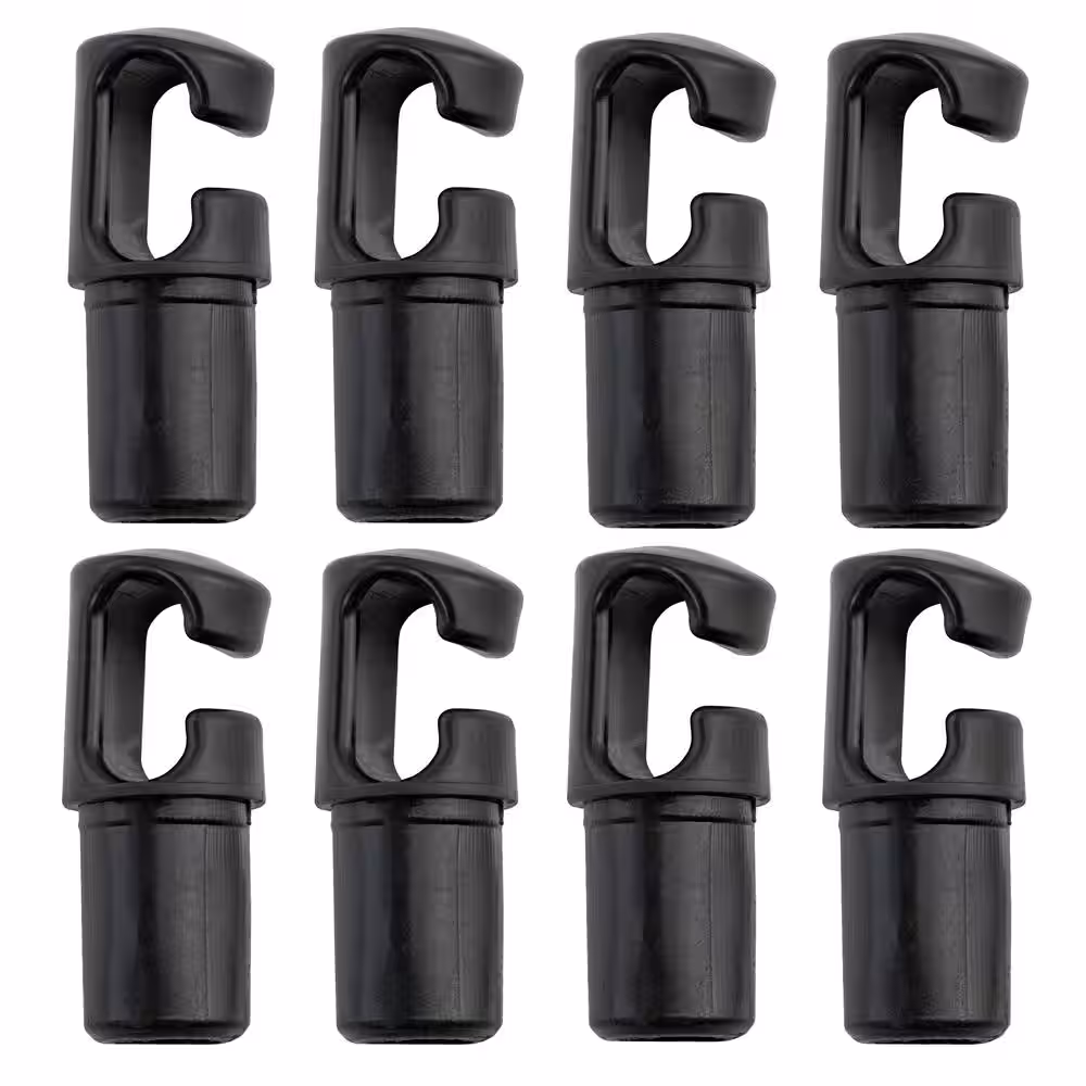 Upper Bounce Machrus Upper Bounce Universal Trampoline Pole Cap para Fiber Glass Rod TopRing, Fits 1 in. Diameter Pole set de 8 UBPC-1D-FG-8