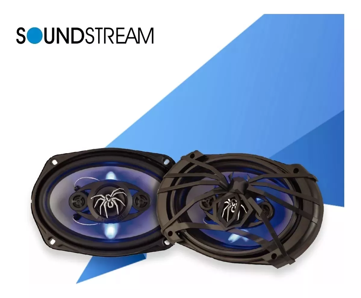 kit Par De Bocinas 6x9 + Par De Bocinas 6.5 Led-Soundstream