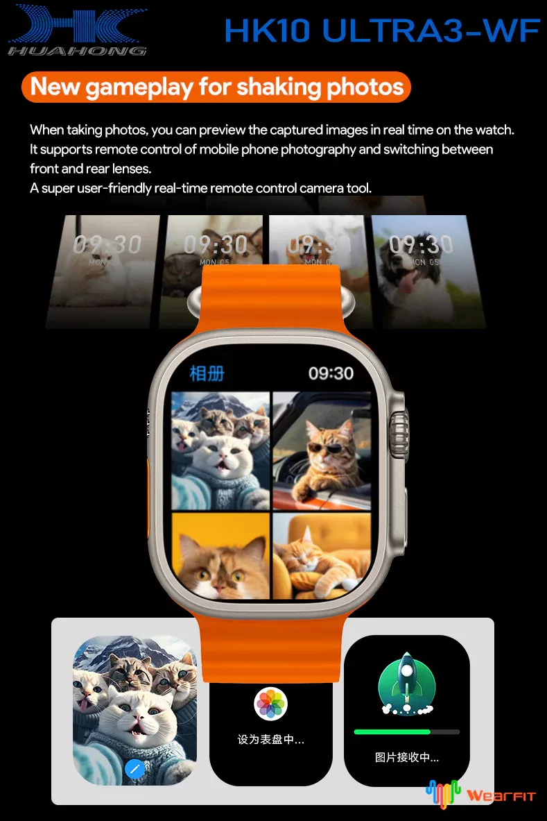 Reloj Inteligente Hk10 Ultra 3 Max + Wifi Smartwatch Amoled