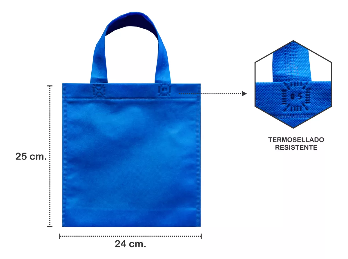 50 Bolsas Mini Dulcero Aguinaldo 60gr Ecologica Reutilizable