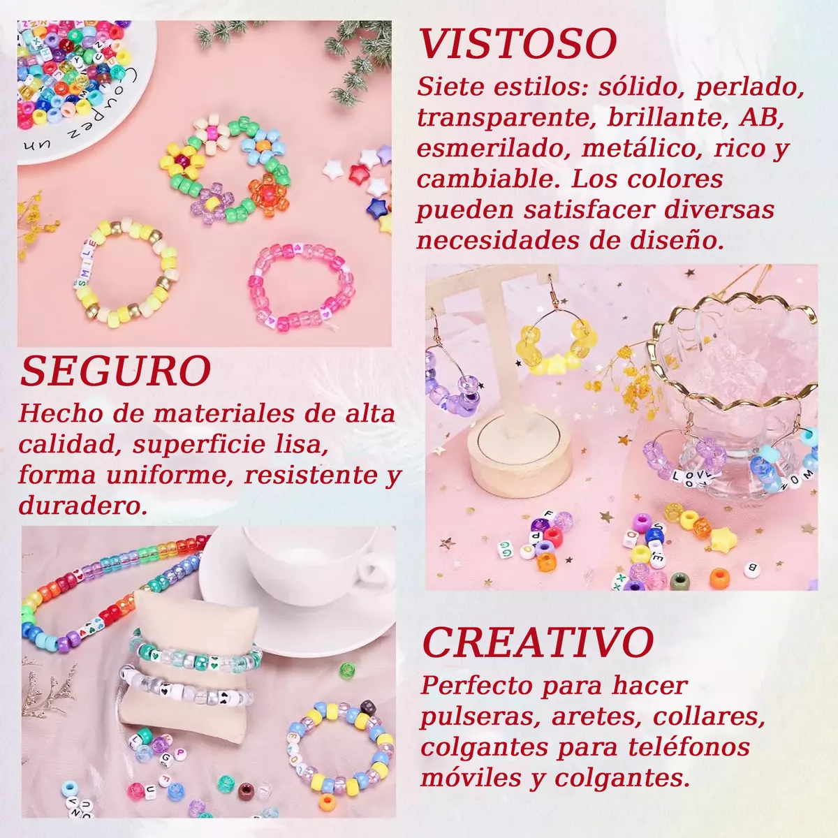 kit De Fabricación De Joyas De Pulsera Diy De 4655 Piezas