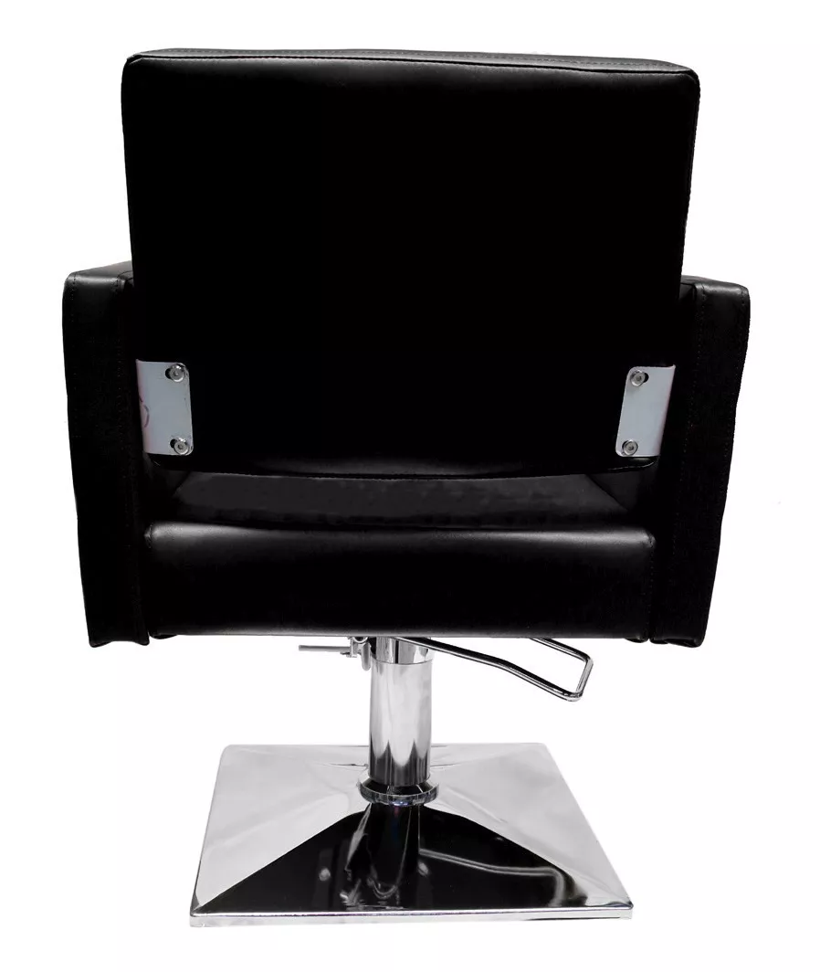 Silla Estetica Sillon Cuadrado Hidraulico Ajustable Barbero