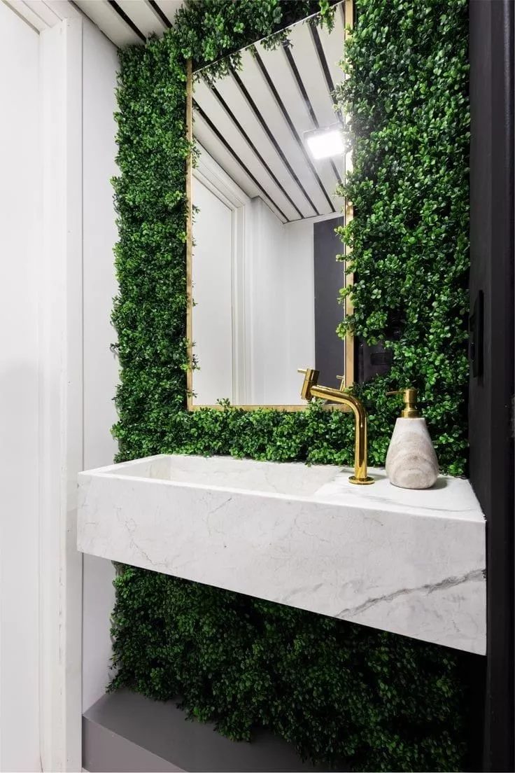 Follaje Verde Artificial Sinténtico 20 Pz 60x40 Cm Para Muro