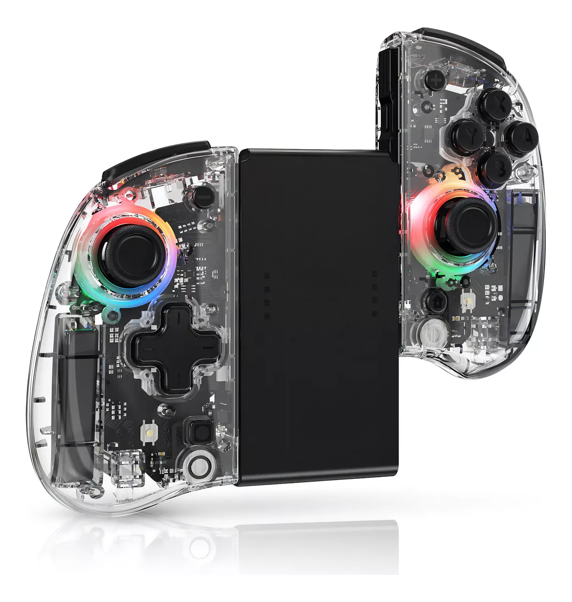 Joy-Pads Pro Edici&oacute;n Especial Black Rgb Doyoky Para Nintendo Switch color Blanco