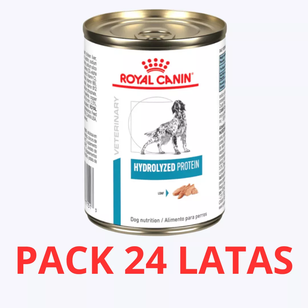 paquete 24 Latas Royal Canin Hydrolyzed Protein Perro 390 Grs