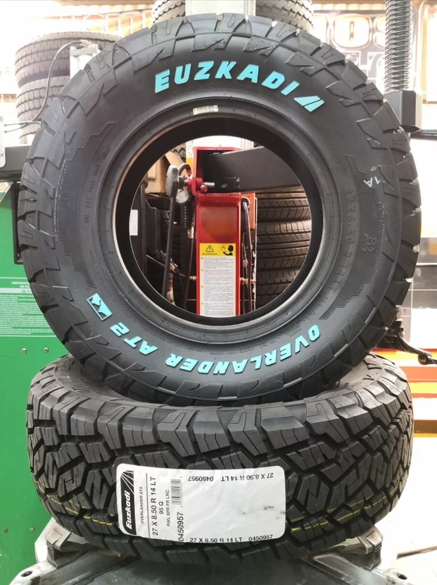 Paquete De 2 Llantas 27x8.50 R14 Euzkadi Overlander At2 95q