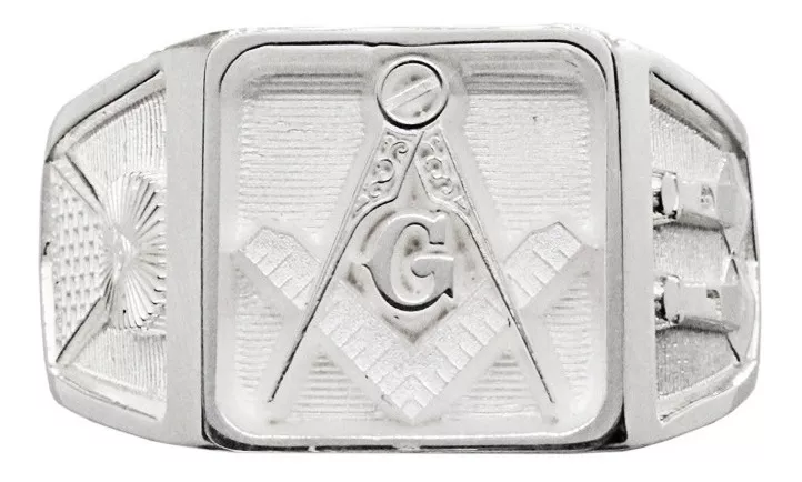 Anillo De Los Masones En Plata Ley.925