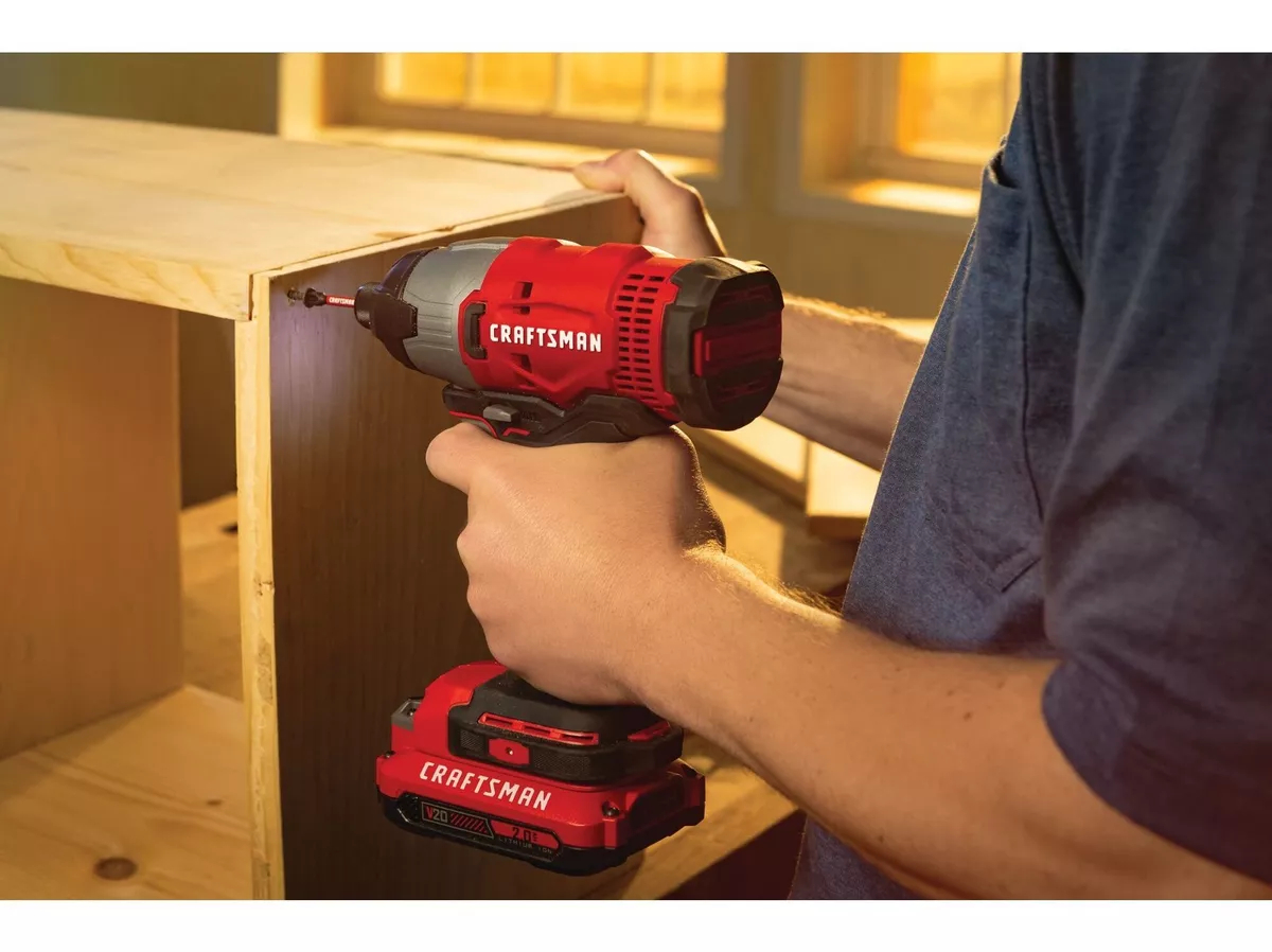 ⏰Venta de liquidación Taladro Atornillador + Atornillador De Impacto 20v Craftsman