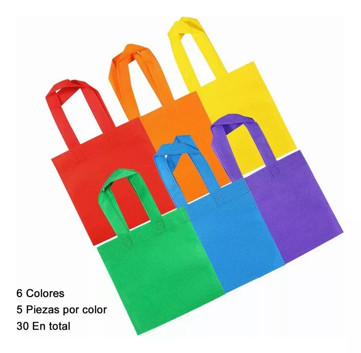 30 Mini Bolsas Ecológicas Para Dulce Bolsas Tejidas 20x20cm