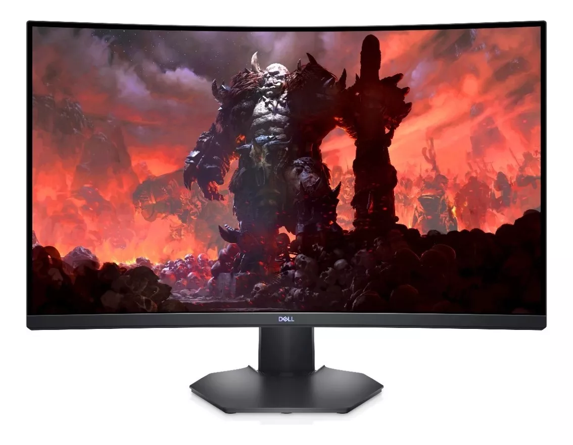 Monitor Dell 32'' 144 Hz Va Qhd 1800r Amd Freesync Premiun color Negro
