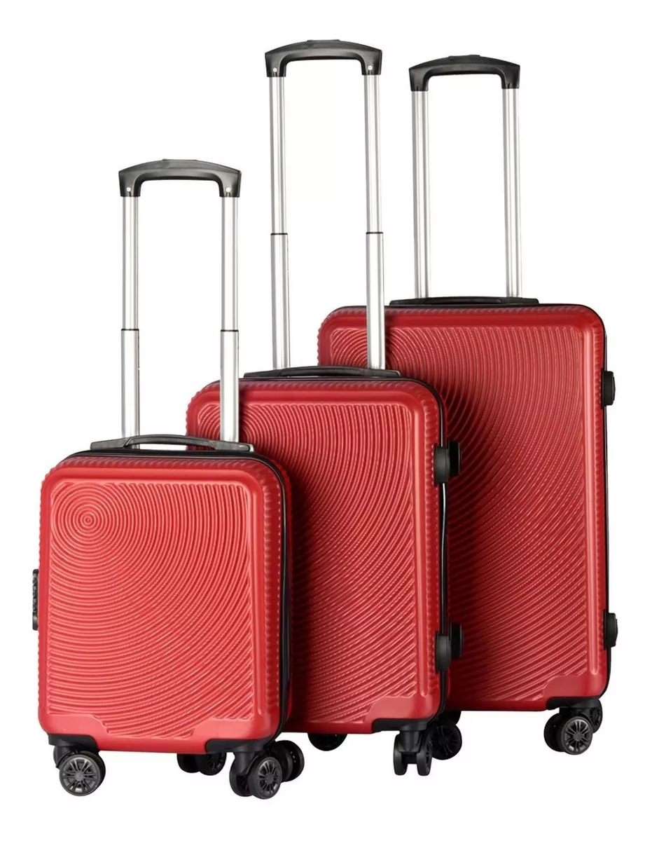 Juego De 3 Maletas De Viaje Travel Elite, Diferentes Tamaños