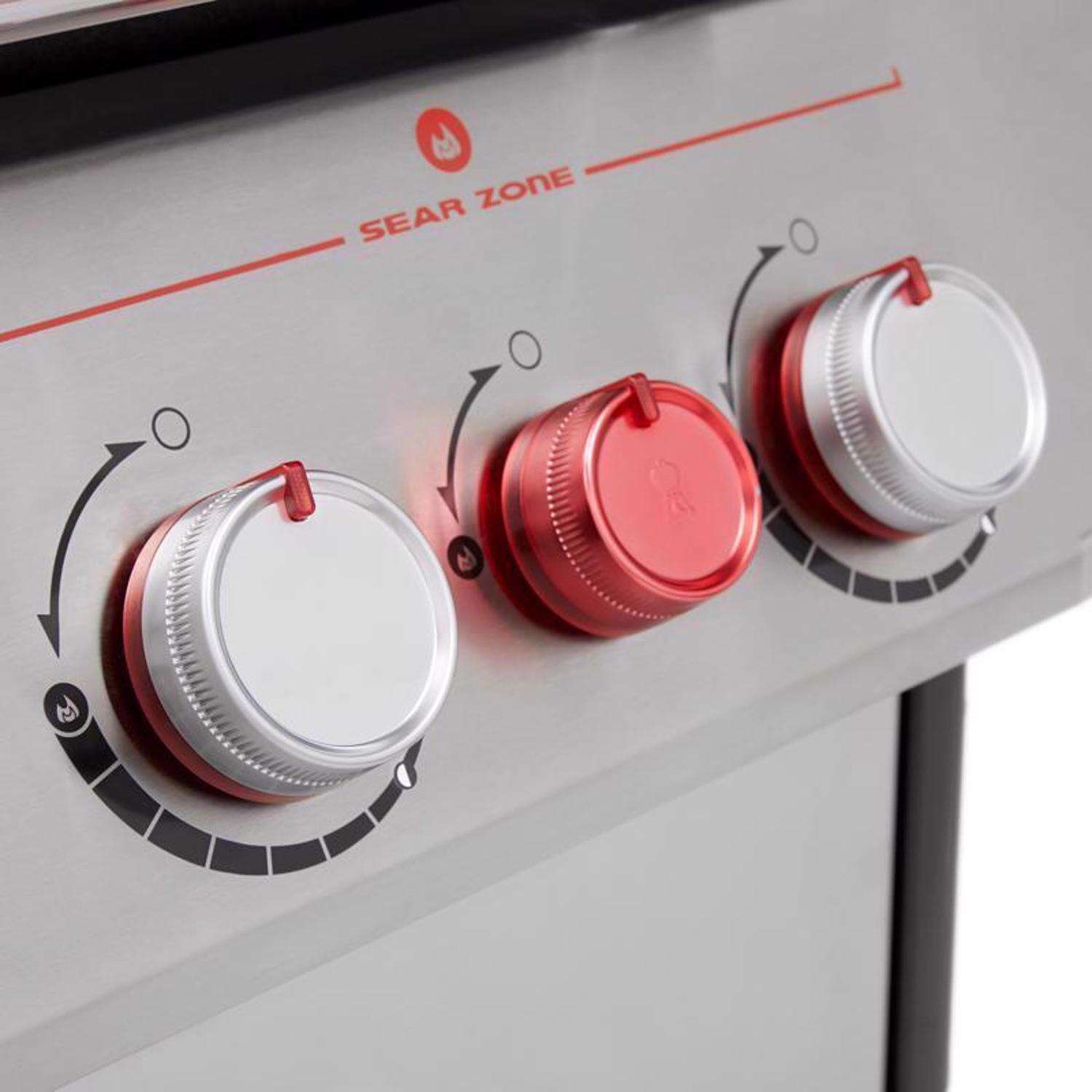 Weber Genesis S-435 4 Burner Liquid Propane Grill acero inoxidable