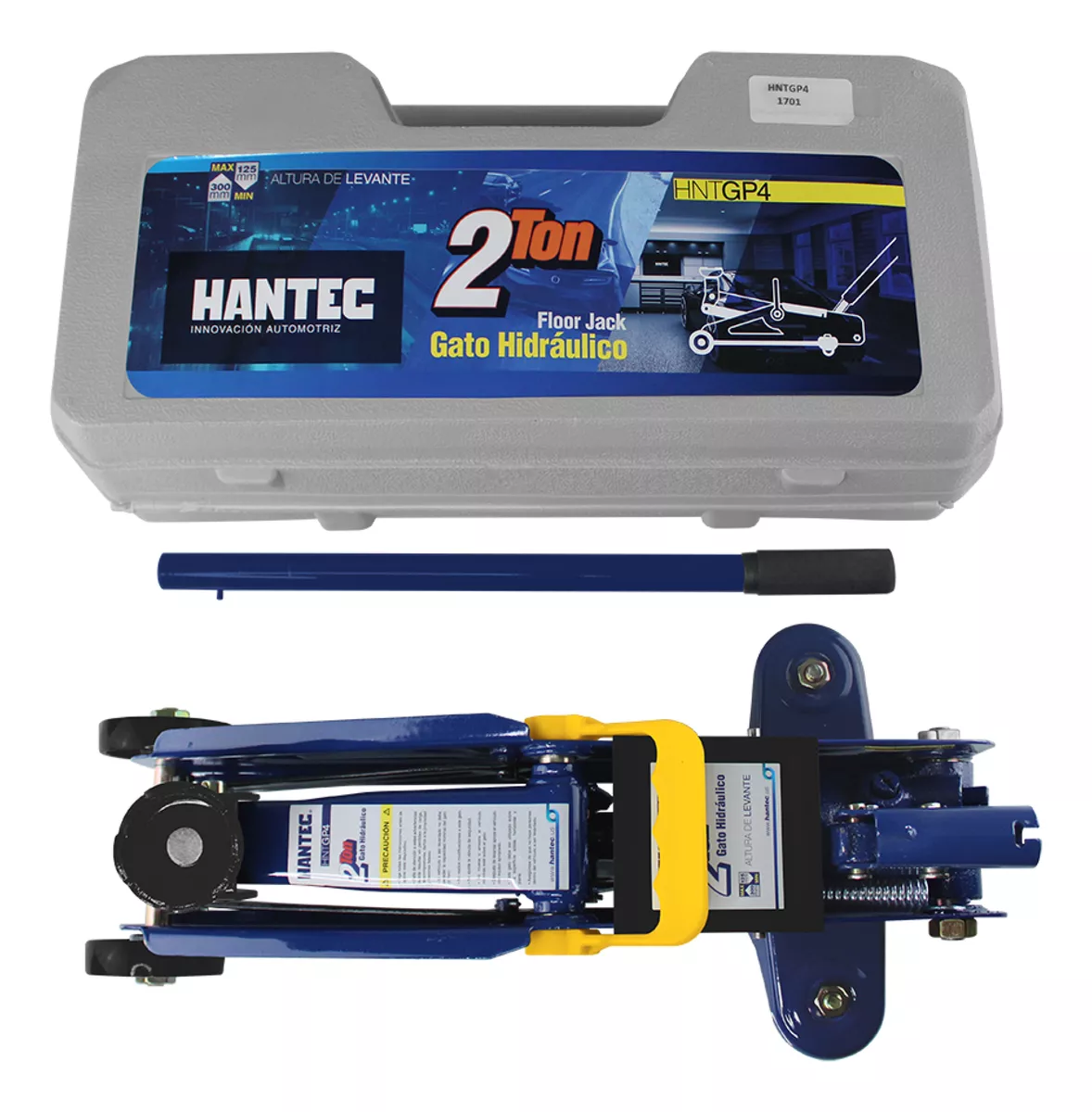 Prensa Hidráulica 12 Ton + Gato Hidráulico 2 Ton Con Estuche