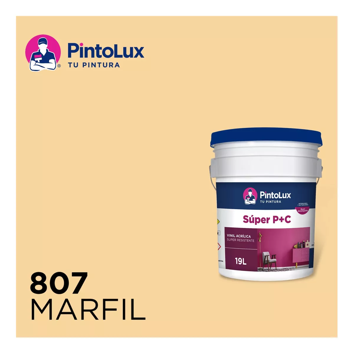 Pintura Pintolux Pc 19l Acrílica
