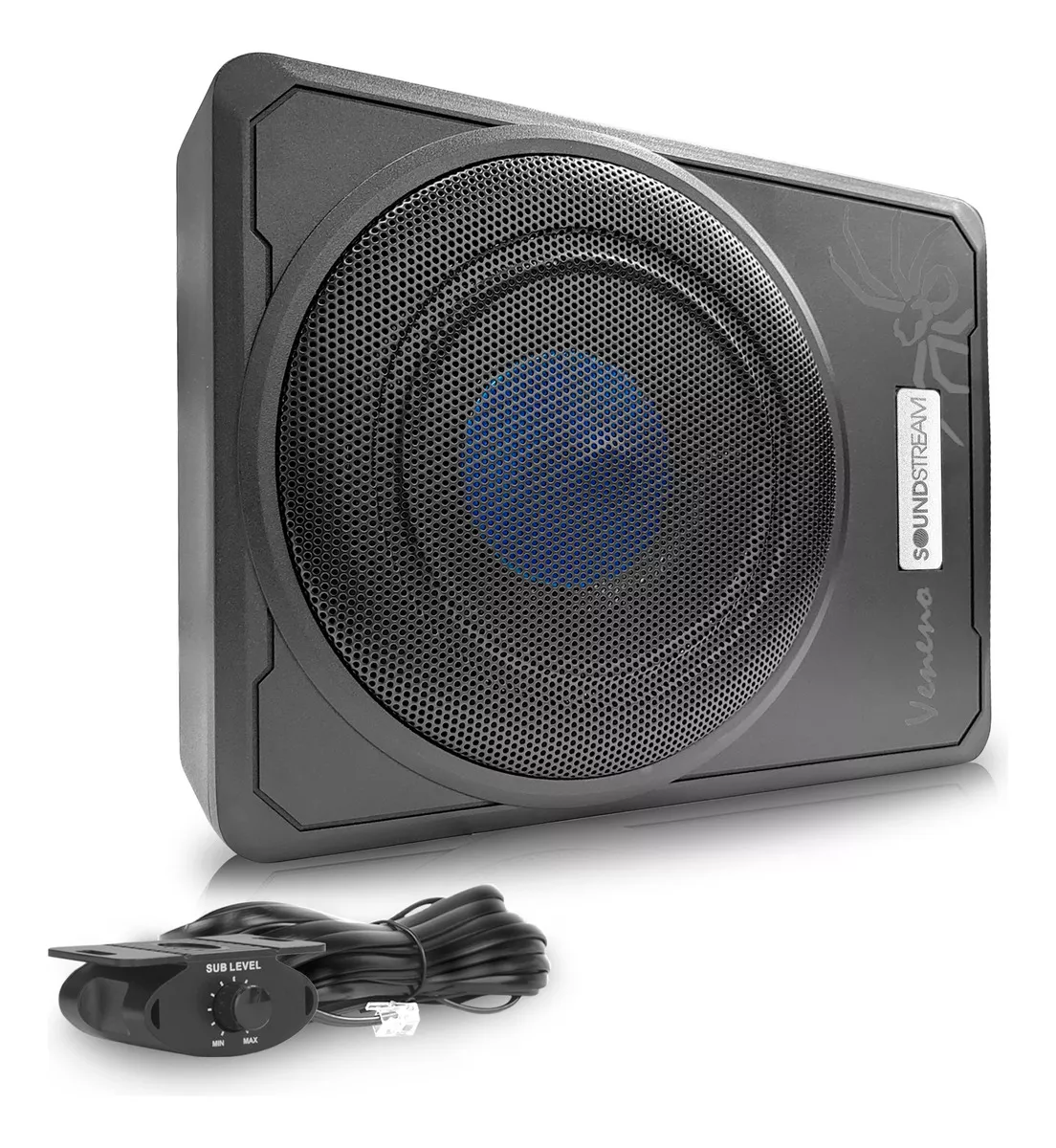 Subwoofer Amplificado 10 Autopower 1000w Soundstream color Negro