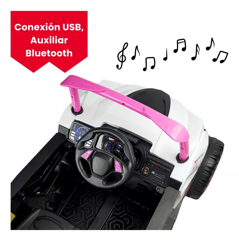 Montable Electrico Para Niños Coche A Control Remoto Luz 12v