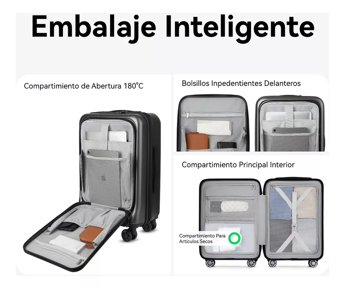 Maleta De Mano Con Mochila Laptop Equipaje Cabina Viaje Tsa